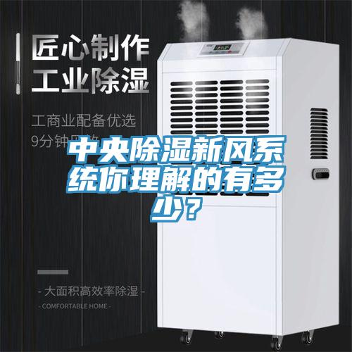 中央除濕新風(fēng)系統(tǒng)你理解的有多少？