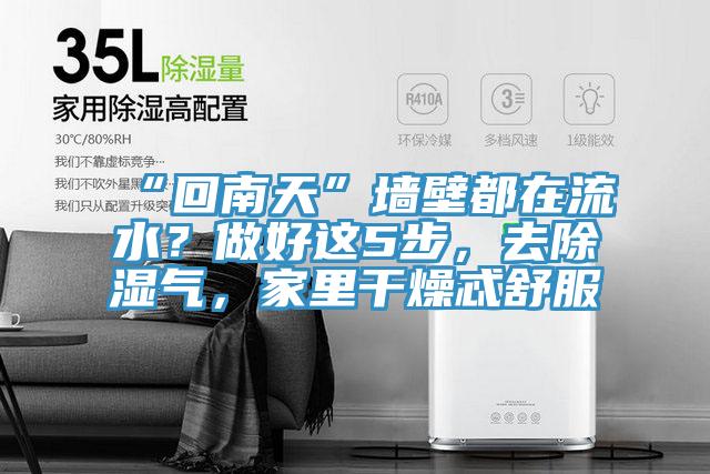 “回南天”墻壁都在流水？做好這5步，去除濕氣，家里干燥忒舒服