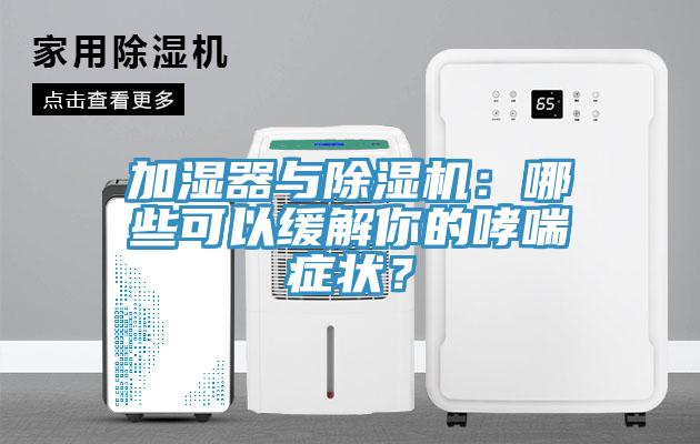 加濕器與除濕機(jī)：哪些可以緩解你的哮喘癥狀？