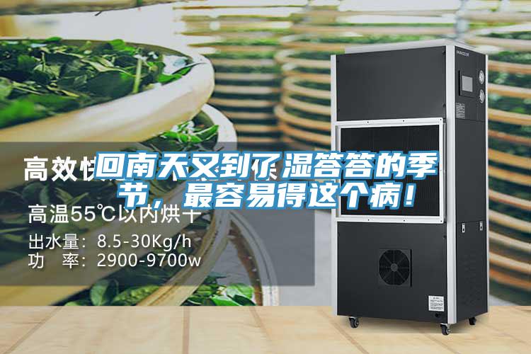 回南天又到了濕答答的季節(jié)，最容易得這個病！