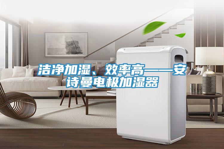 潔凈加濕、效率高——安詩曼電極加濕器
