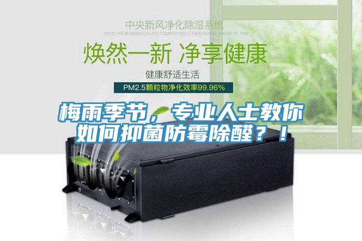 梅雨季節(jié)，專業(yè)人士教你如何抑菌防霉除醛？！