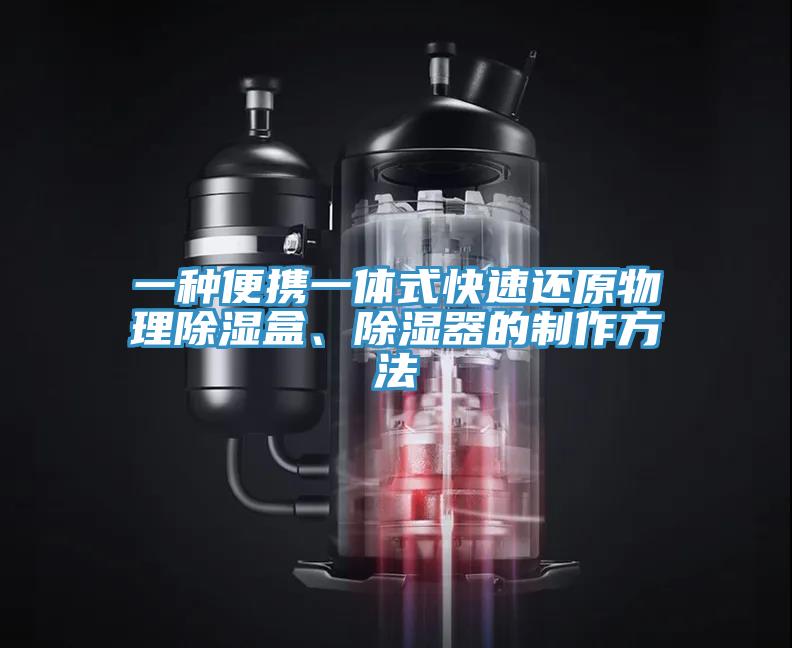 一種便攜一體式快速還原物理除濕盒、除濕器的制作方法