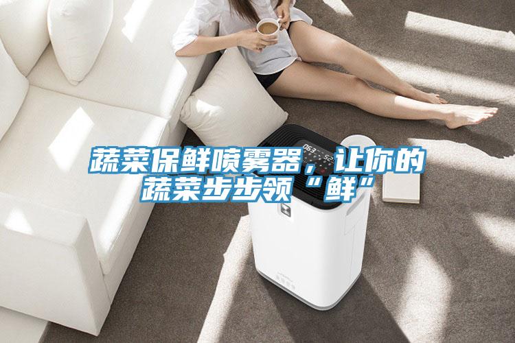 蔬菜保鮮噴霧器，讓你的蔬菜步步領(lǐng)“鮮”