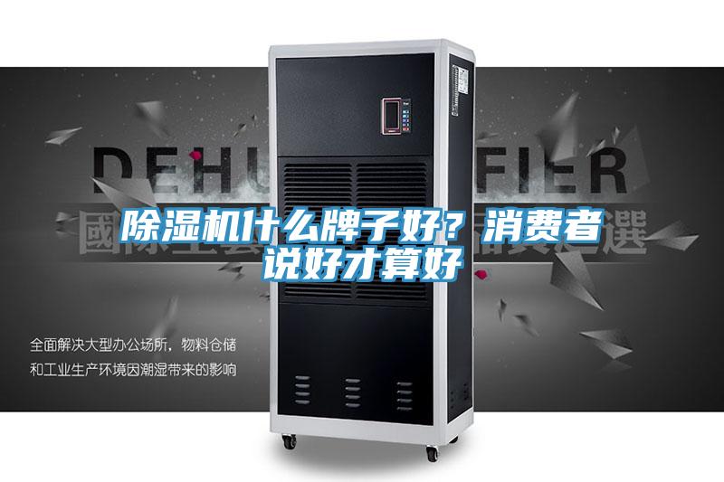 除濕機(jī)什么牌子好？消費(fèi)者說好才算好