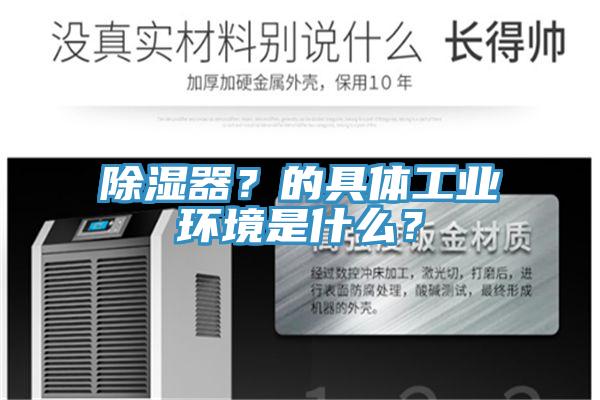 除濕器？的具體工業(yè)環(huán)境是什么？
