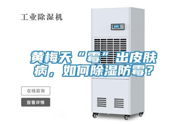 黃梅天“霉”出皮膚病，如何除濕防霉？