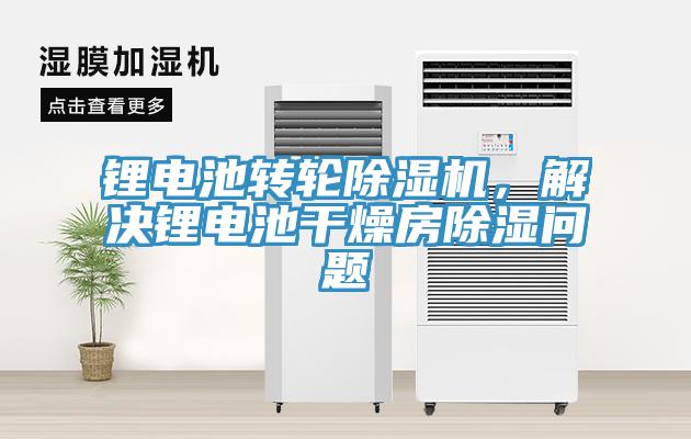 鋰電池轉(zhuǎn)輪除濕機(jī)，解決鋰電池干燥房除濕問題