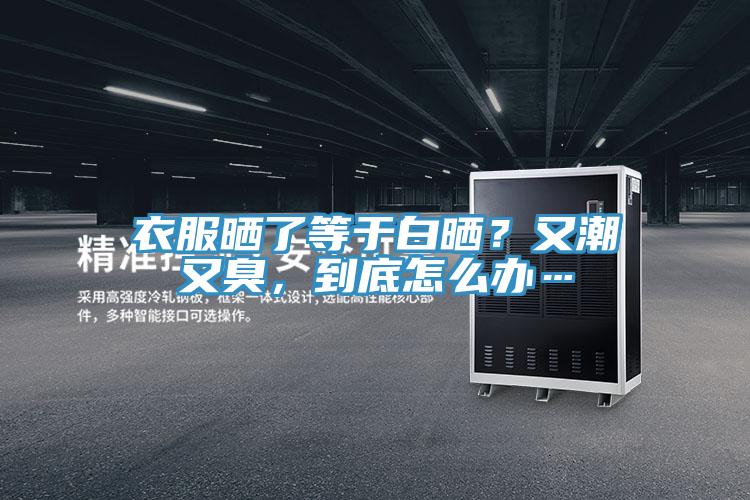 衣服曬了等于白曬？又潮又臭，到底怎么辦…