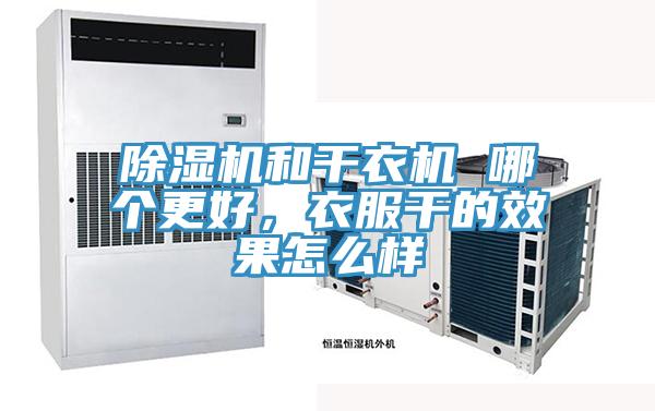 除濕機(jī)和干衣機(jī) 哪個更好，衣服干的效果怎么樣