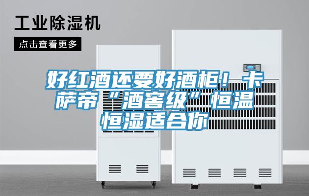 好紅酒還要好酒柜！卡薩帝“酒窖級(jí)”恒溫恒濕適合你