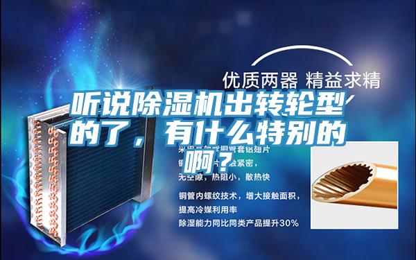 聽說除濕機出轉輪型的了，有什么特別的??？