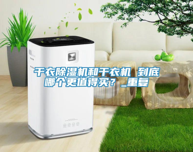 干衣除濕機和干衣機 到底哪個更值得買？_重復