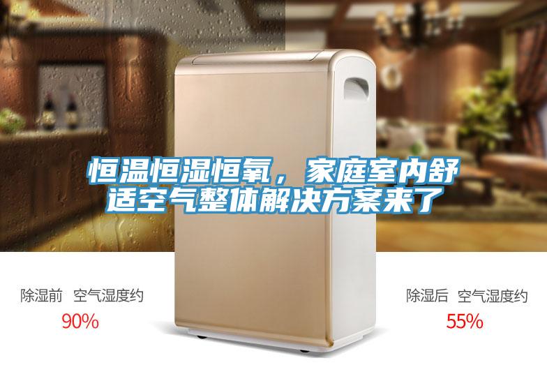 恒溫恒濕恒氧，家庭室內(nèi)舒適空氣整體解決方案來了