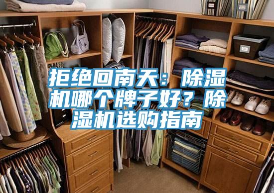 拒絕回南天：除濕機(jī)哪個(gè)牌子好？除濕機(jī)選購指南