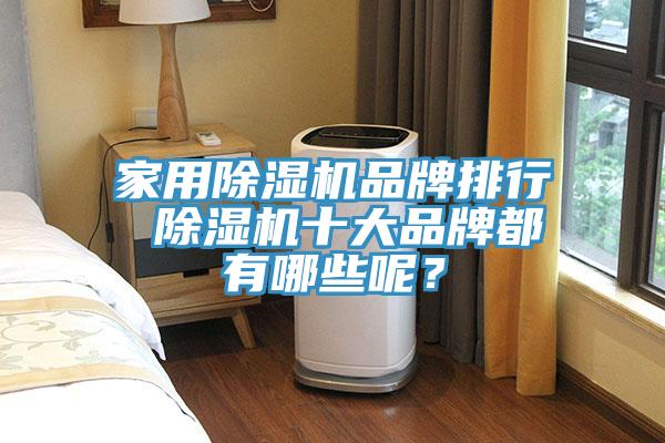 家用除濕機(jī)品牌排行 除濕機(jī)十大品牌都有哪些呢？