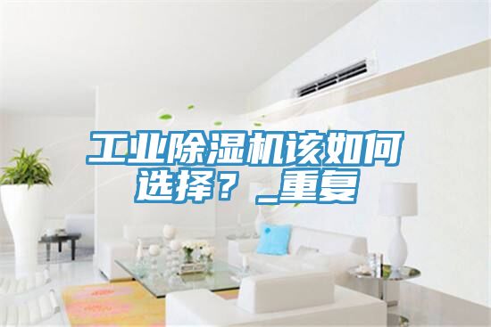 工業(yè)除濕機(jī)該如何選擇？_重復(fù)