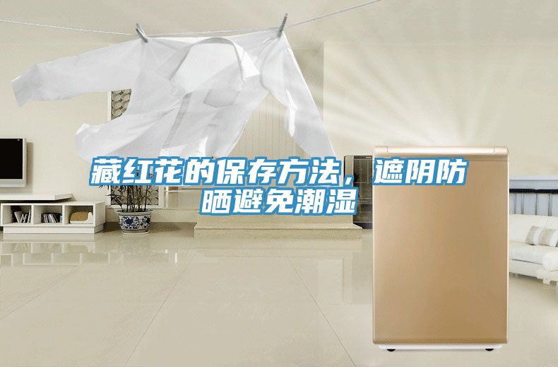 藏紅花的保存方法，遮陰防曬避免潮濕