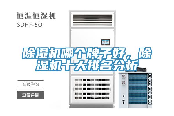 除濕機(jī)哪個(gè)牌子好，除濕機(jī)十大排名分析