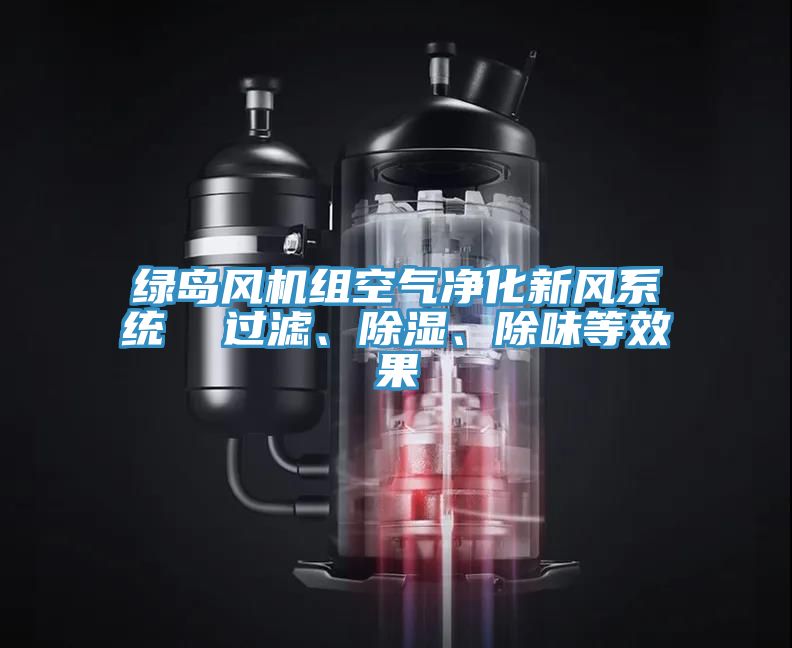 綠島風(fēng)機(jī)組空氣凈化新風(fēng)系統(tǒng)  過(guò)濾、除濕、除味等效果