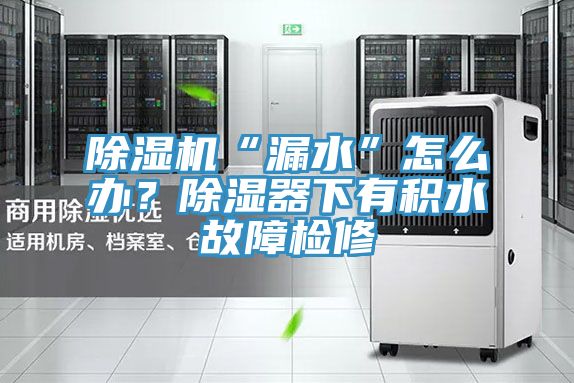 除濕機(jī)“漏水”怎么辦？除濕器下有積水故障檢修