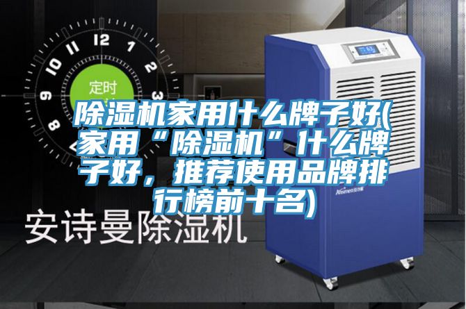 除濕機(jī)家用什么牌子好(家用“除濕機(jī)”什么牌子好，推薦使用品牌排行榜前十名)