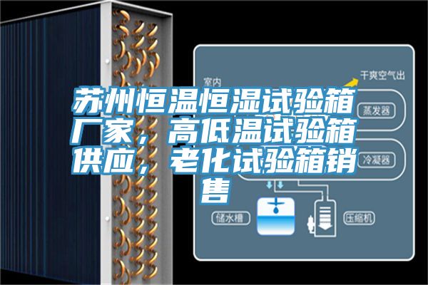 蘇州恒溫恒濕試驗箱廠家，高低溫試驗箱供應(yīng)，老化試驗箱銷售