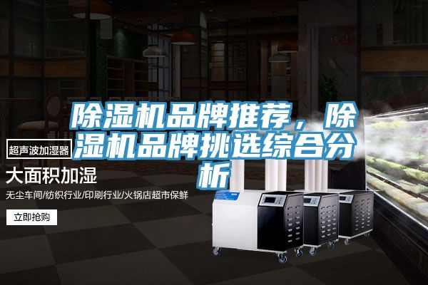 除濕機品牌推薦，除濕機品牌挑選綜合分析