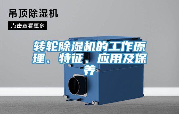 轉(zhuǎn)輪除濕機的工作原理、特征、應用及保養(yǎng)