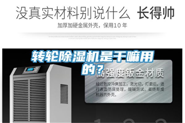 轉(zhuǎn)輪除濕機(jī)是干嘛用的？