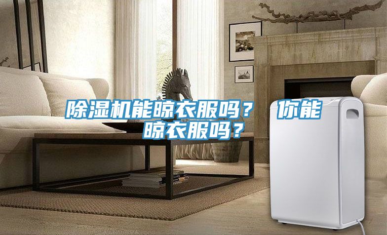 除濕機(jī)能晾衣服嗎？ 你能晾衣服嗎？